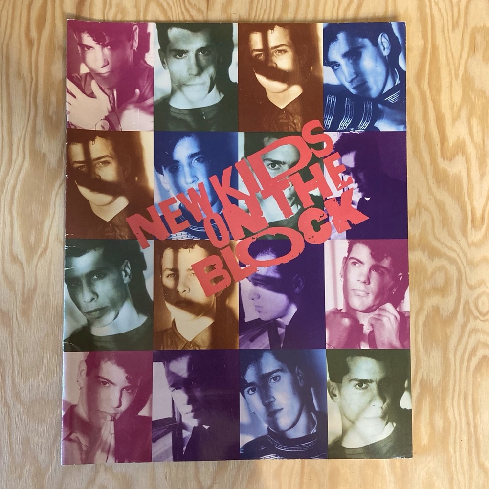 New Kids On The Block 1989 Hangin Tough Tour Program